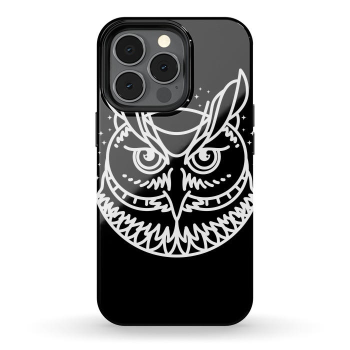iPhone 13 pro StrongFit Owl by Afif Quilimo