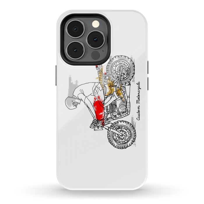 iPhone 13 pro StrongFit Custom Motorcycle by Afif Quilimo