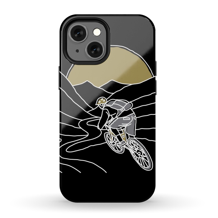 iPhone 13 mini StrongFit Mountain Biker 2 by Afif Quilimo