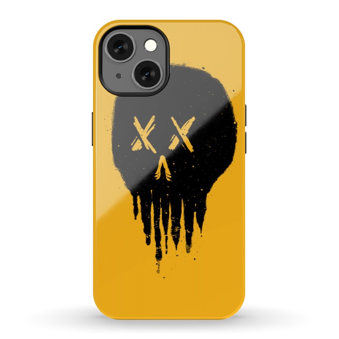 iPhone 13 StrongFit Trickle Skull by Afif Quilimo