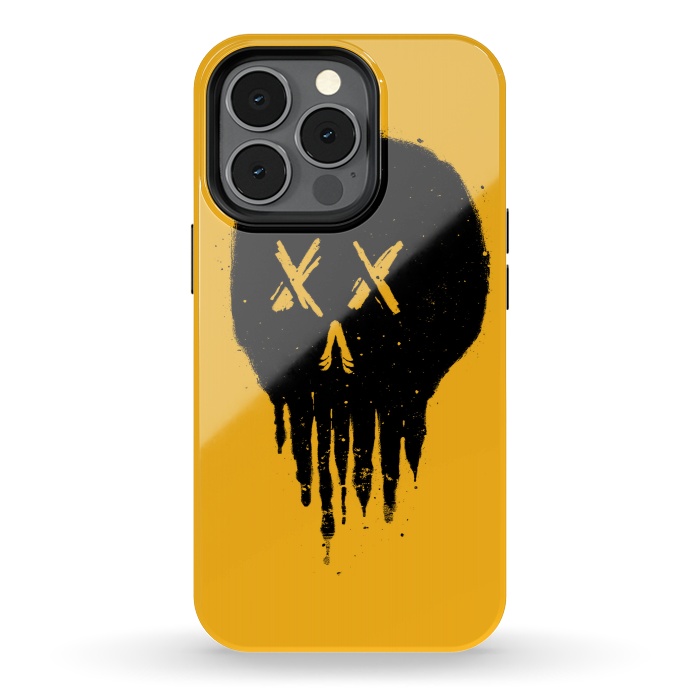 iPhone 13 pro StrongFit Trickle Skull by Afif Quilimo