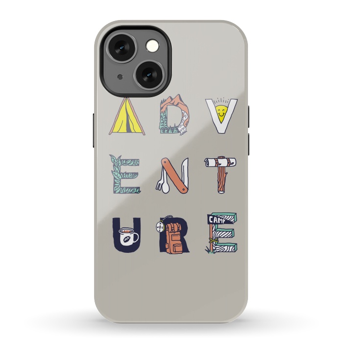 iPhone 13 StrongFit Adventure Typography by Afif Quilimo