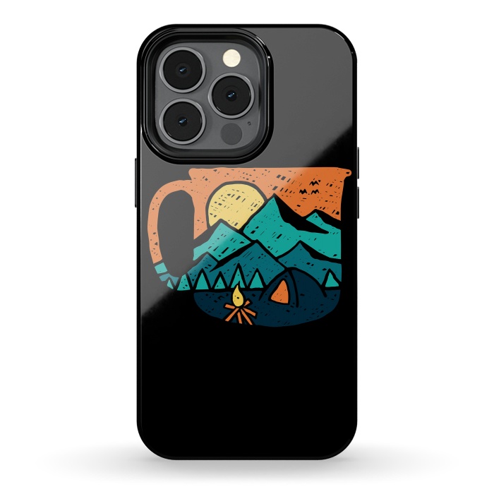 iPhone 13 pro StrongFit Coffee and Adventure by Afif Quilimo