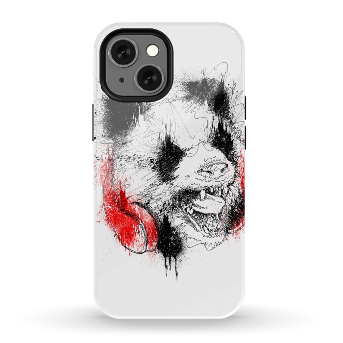 iPhone 13 mini StrongFit Panda Roar Scratch  by Afif Quilimo