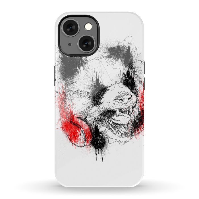 iPhone 13 StrongFit Panda Roar Scratch  by Afif Quilimo