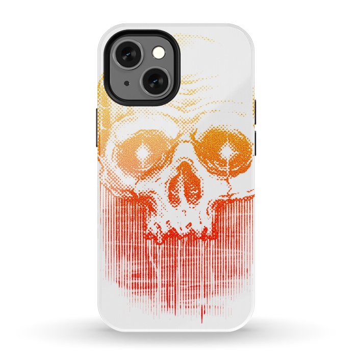 iPhone 13 mini StrongFit Skull Gradient by Afif Quilimo