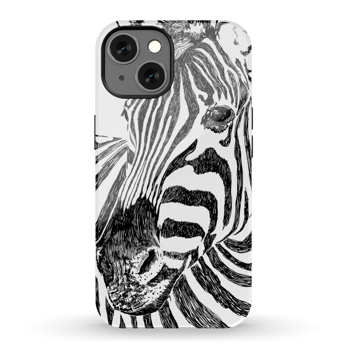 iPhone 13 StrongFit Zebra by Uma Prabhakar Gokhale