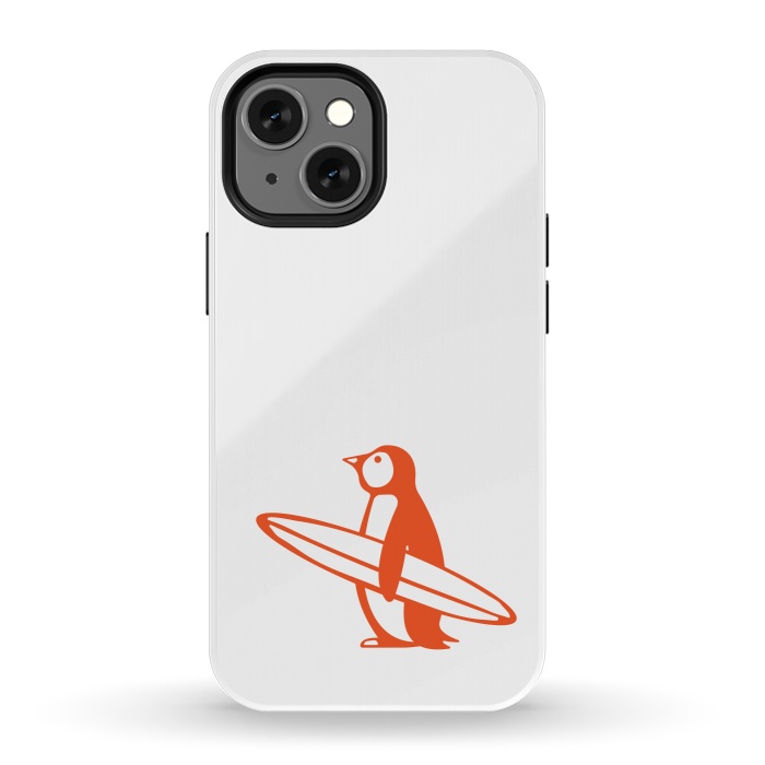 iPhone 13 mini StrongFit SURF PENGUIN by Arif Rahman