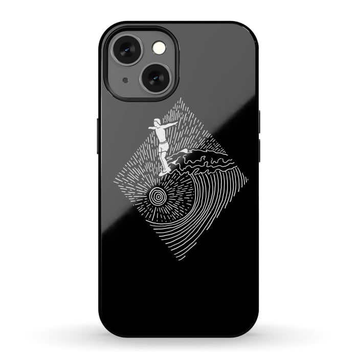 iPhone 13 StrongFit Surf Nose for dark by Afif Quilimo