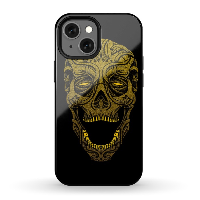 iPhone 13 mini StrongFit Dark Carver by Afif Quilimo