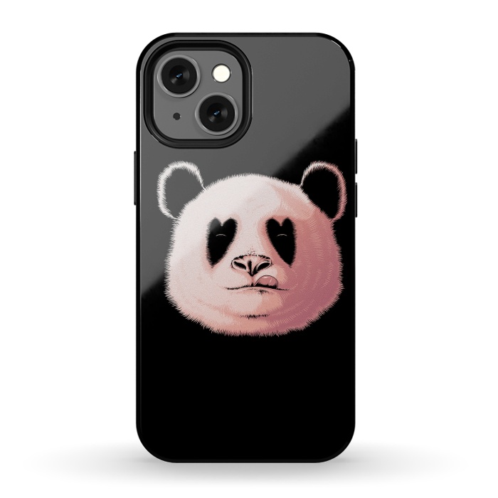 iPhone 13 mini StrongFit Panda in Love by Afif Quilimo