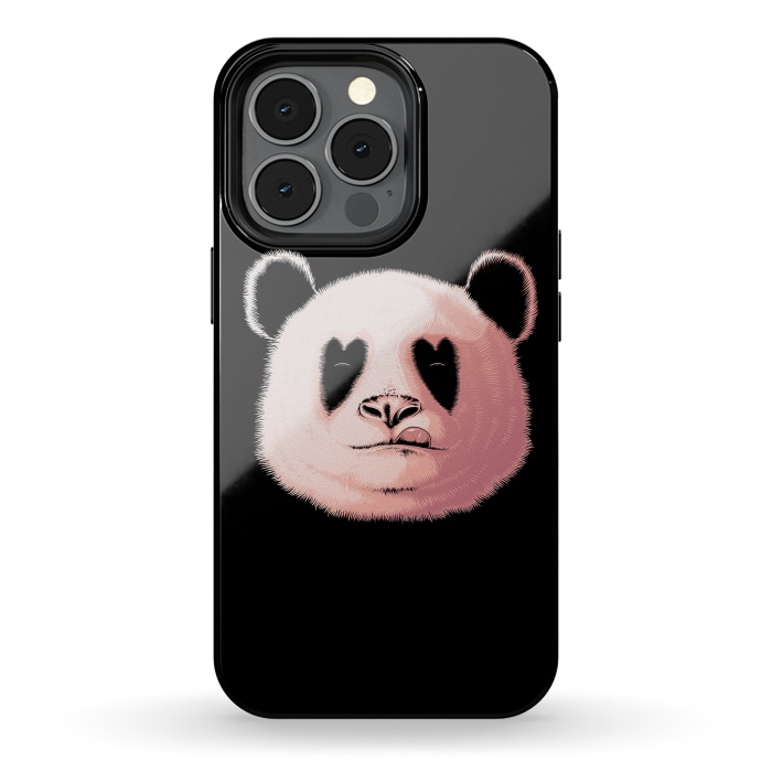 iPhone 13 pro StrongFit Panda in Love by Afif Quilimo