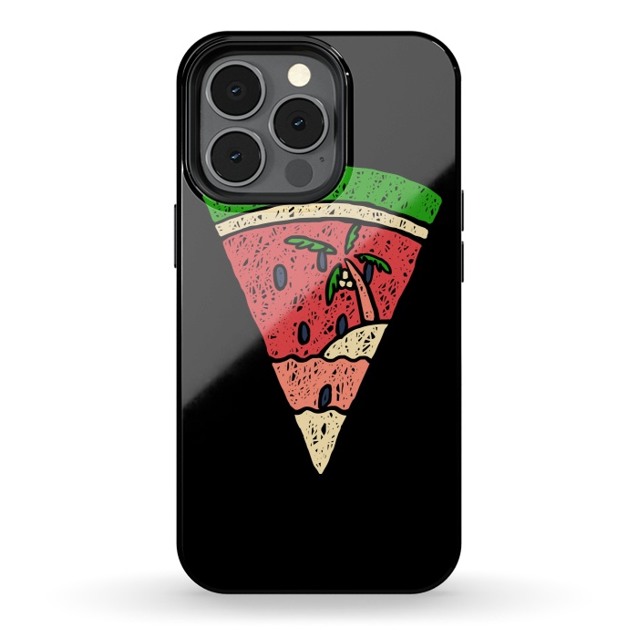 iPhone 13 pro StrongFit Watermelon and Beach by Afif Quilimo