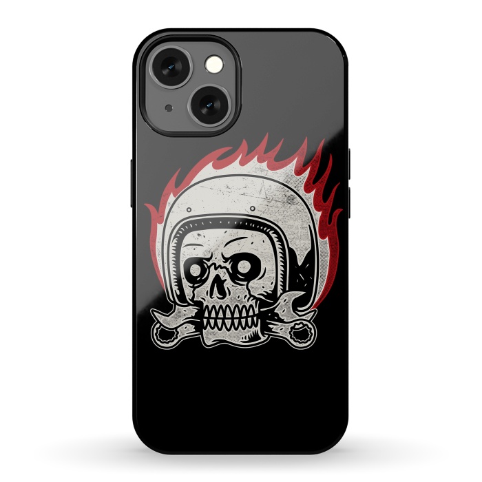 iPhone 13 StrongFit Skull Biker by Afif Quilimo