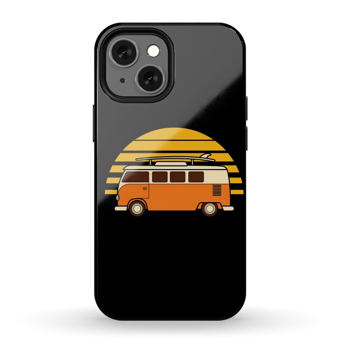 iPhone 13 mini StrongFit Sunset Van by Afif Quilimo