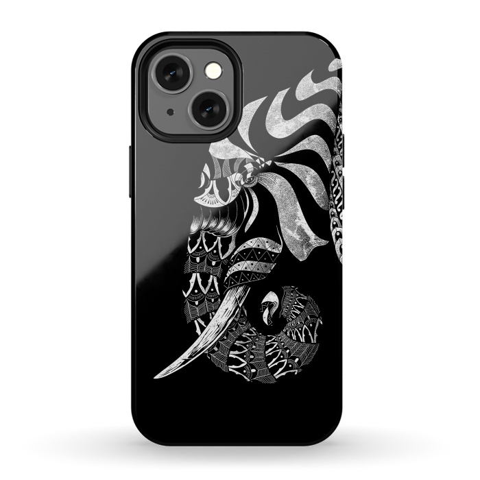 iPhone 13 mini StrongFit Elephant Ornate by Afif Quilimo
