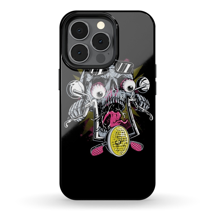 iPhone 13 pro StrongFit Skull Biker 3 by Afif Quilimo