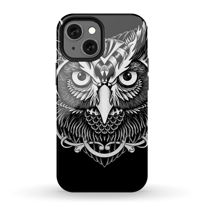 iPhone 13 mini StrongFit Owl ornate by Afif Quilimo