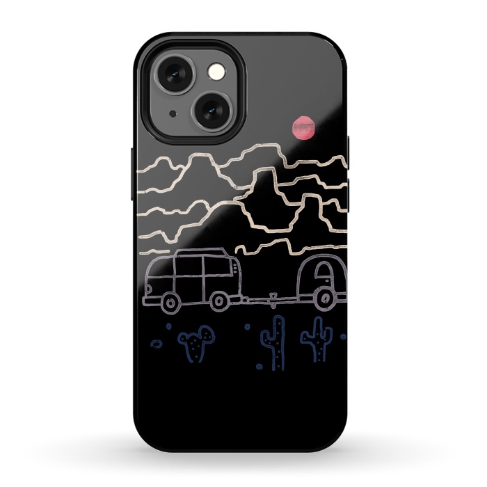 iPhone 13 mini StrongFit Van Desert by Afif Quilimo