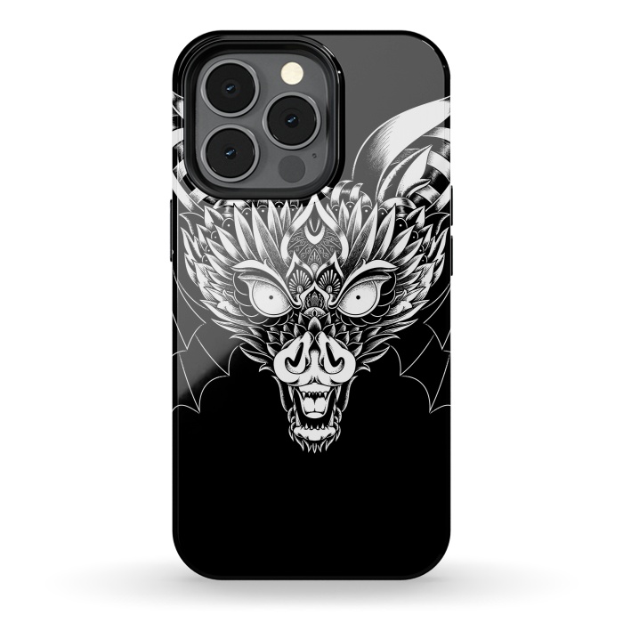 iPhone 13 pro StrongFit Bat Ornate by Afif Quilimo