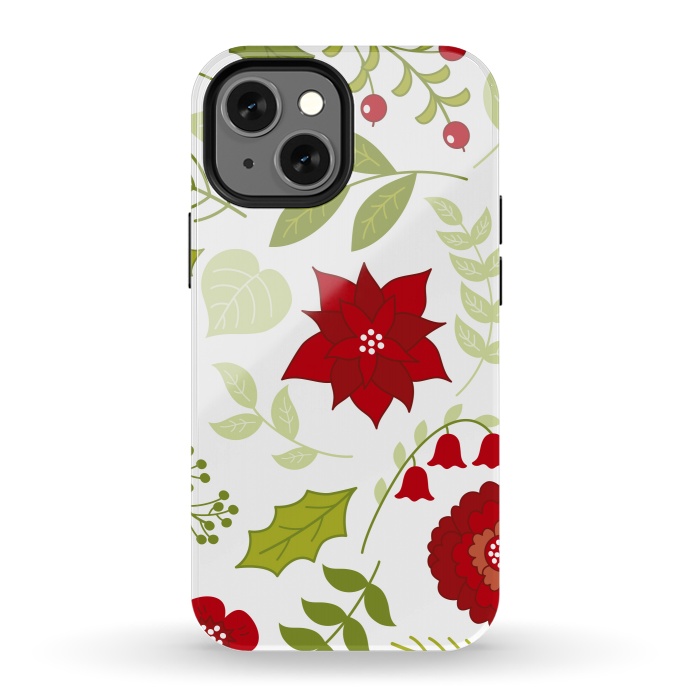 iPhone 13 mini StrongFit Christmas and New Year forest by ArtsCase