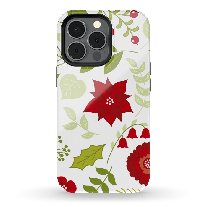 iPhone 13 pro StrongFit Christmas and New Year forest by ArtsCase