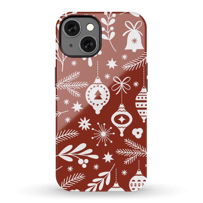 iPhone 13 StrongFit Christmas Pattern II by ArtsCase