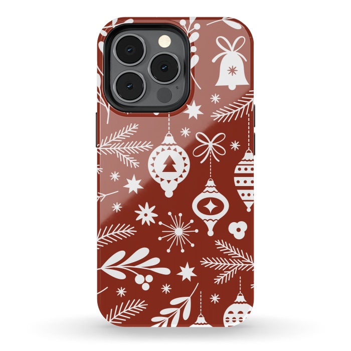 iPhone 13 pro StrongFit Christmas Pattern II by ArtsCase