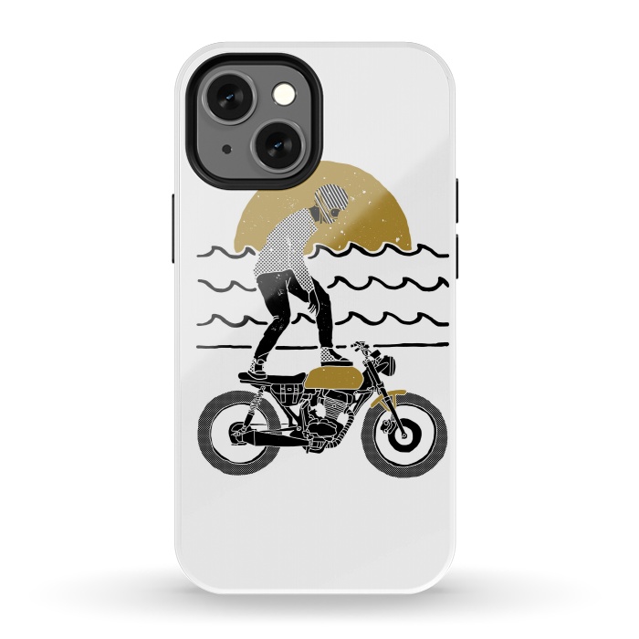 iPhone 13 mini StrongFit Ride Surf by Afif Quilimo