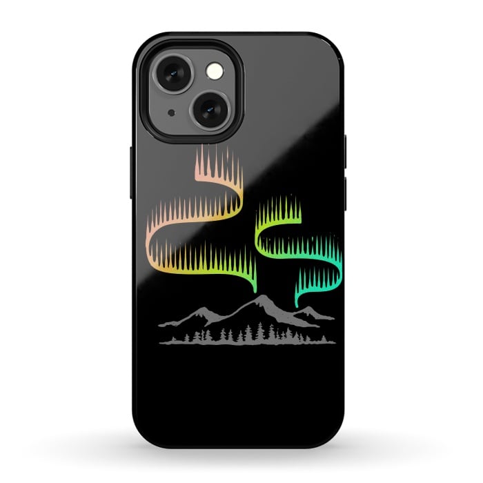 iPhone 13 mini StrongFit Aurora by Afif Quilimo