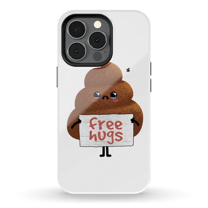 iPhone 13 pro StrongFit Free Hugs Poop by Afif Quilimo