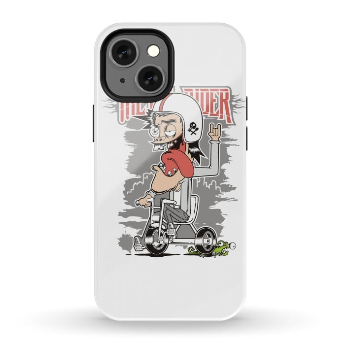 iPhone 13 mini StrongFit Metal Riders by Afif Quilimo