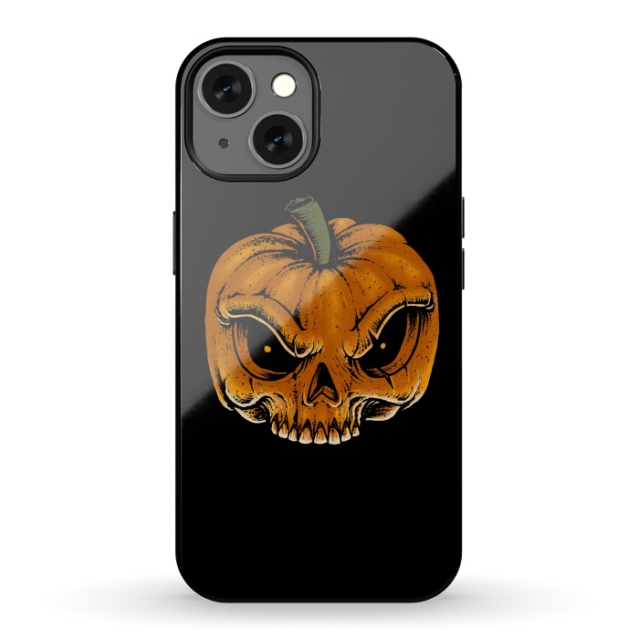iPhone 13 StrongFit Skull Pumkin by Afif Quilimo