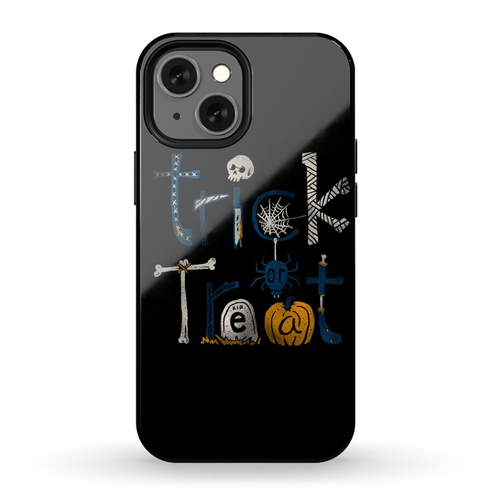 iPhone 13 mini StrongFit Trick or Treat by Afif Quilimo