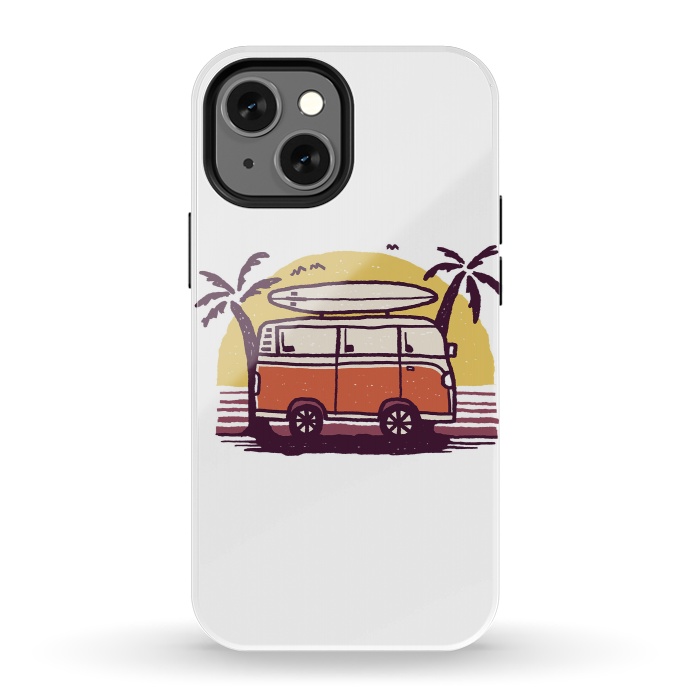 iPhone 13 mini StrongFit Sunset Van 2 by Afif Quilimo