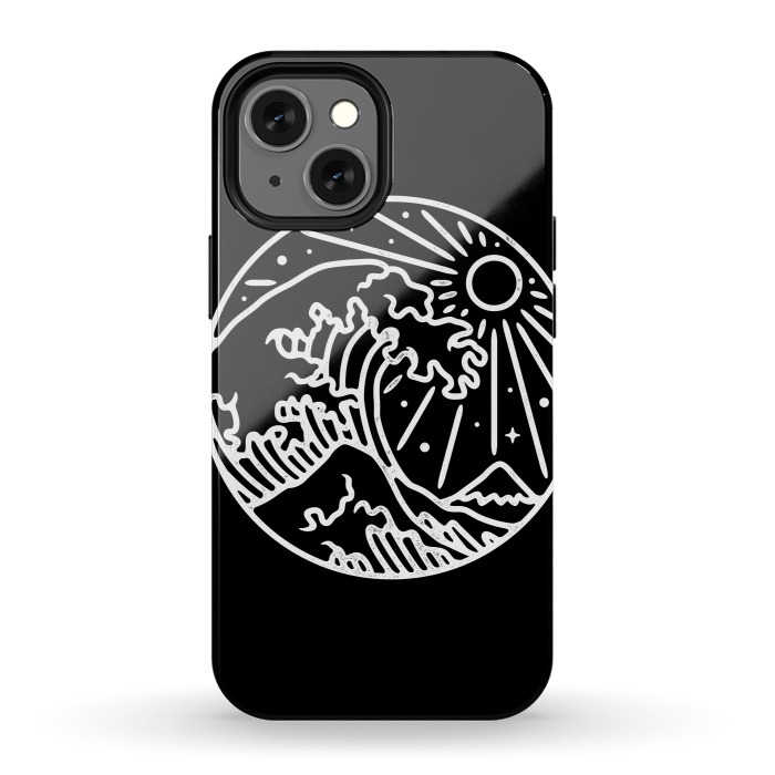 iPhone 13 mini StrongFit The Great Wave by Afif Quilimo