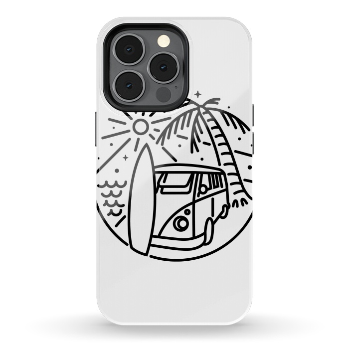iPhone 13 pro StrongFit Van, Surf, and Beach by Afif Quilimo