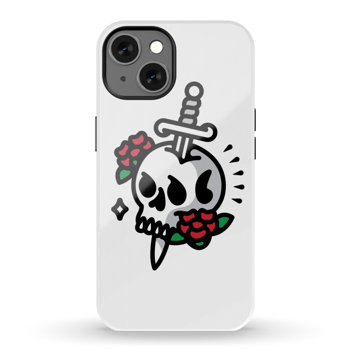 iPhone 13 StrongFit Death Flower Tattoo by Afif Quilimo