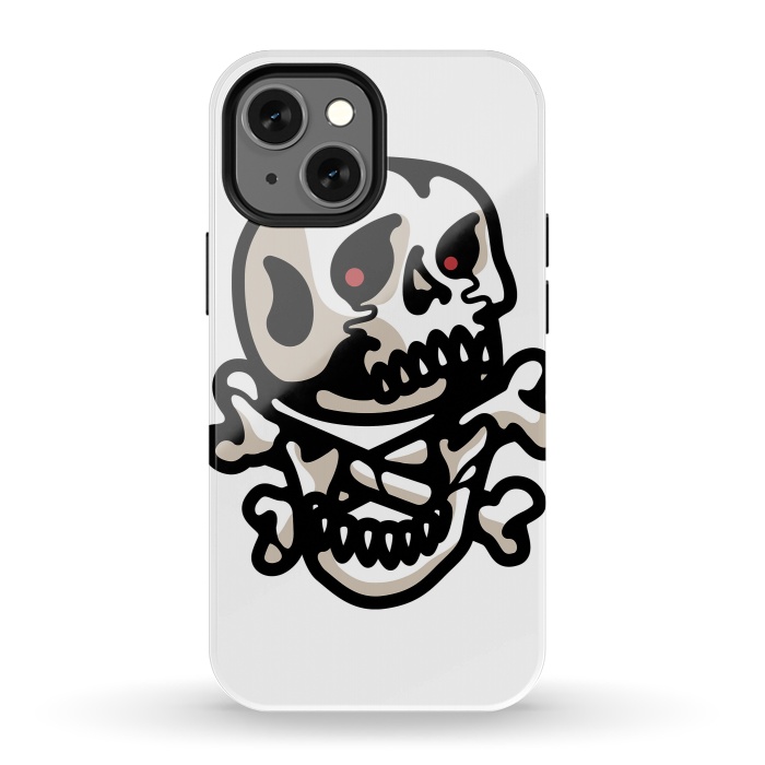 iPhone 13 mini StrongFit Crossbones by Afif Quilimo