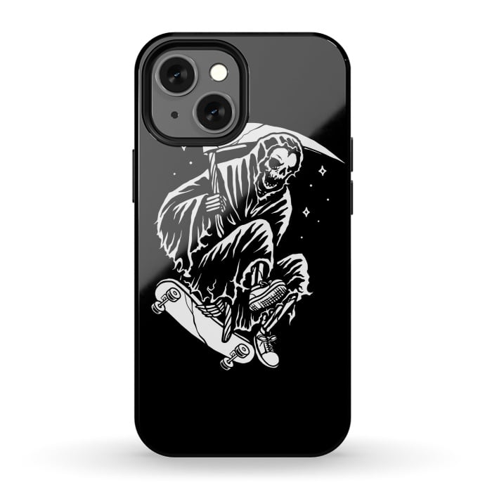 iPhone 13 mini StrongFit Grim Skater by Afif Quilimo