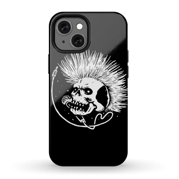 iPhone 13 mini StrongFit Skull Punk by Afif Quilimo