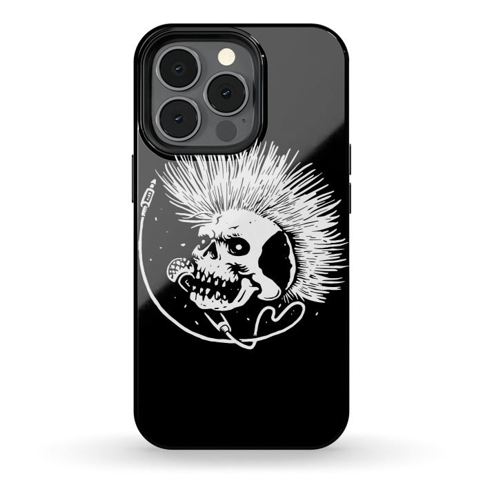 iPhone 13 pro StrongFit Skull Punk by Afif Quilimo