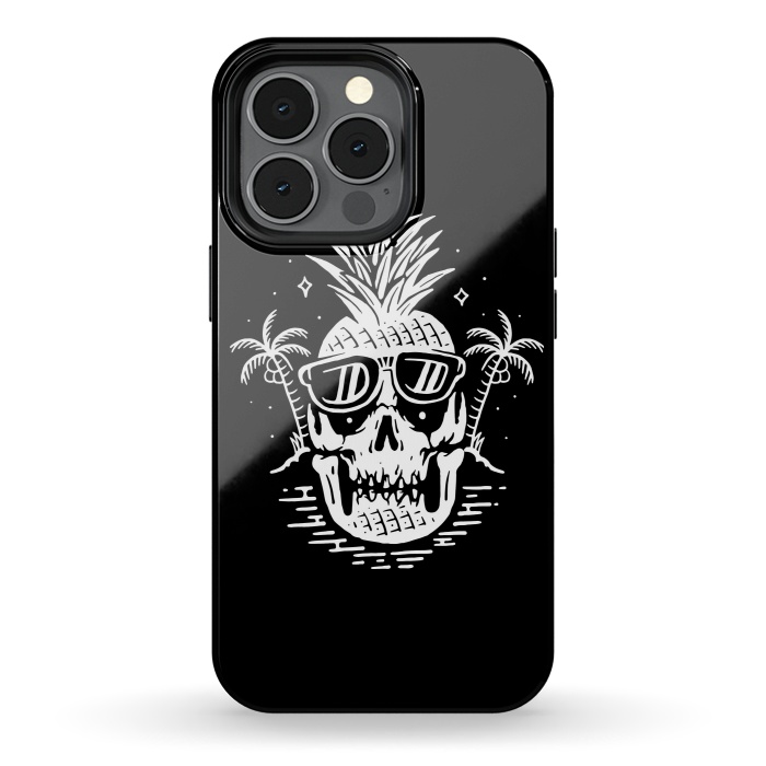 iPhone 13 pro StrongFit Skull Pineapple 2 by Afif Quilimo