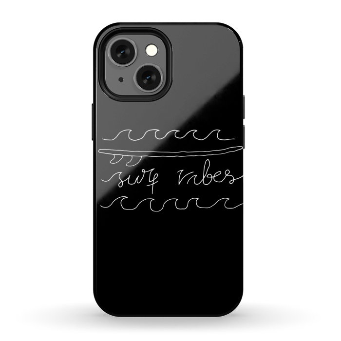 iPhone 13 mini StrongFit Surf Vibes Typo by Afif Quilimo