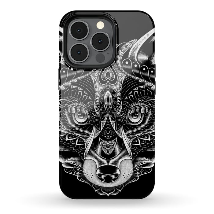 iPhone 13 pro StrongFit Fox Ornate by Afif Quilimo