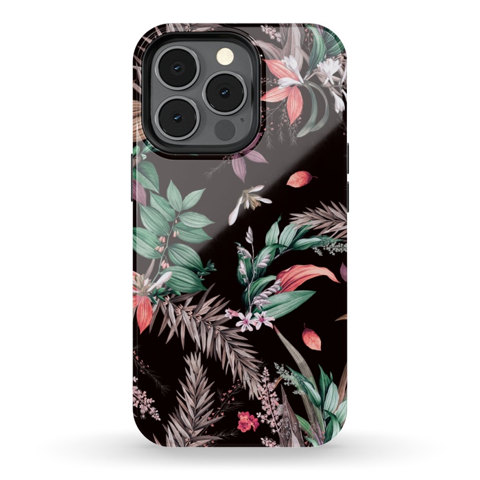 iPhone 13 pro StrongFit Vibrant exotic bouquets by Mmartabc