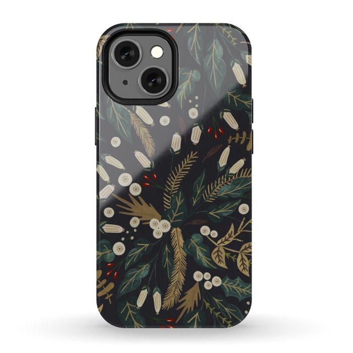 iPhone 13 mini StrongFit Dark nature holiday by Mmartabc