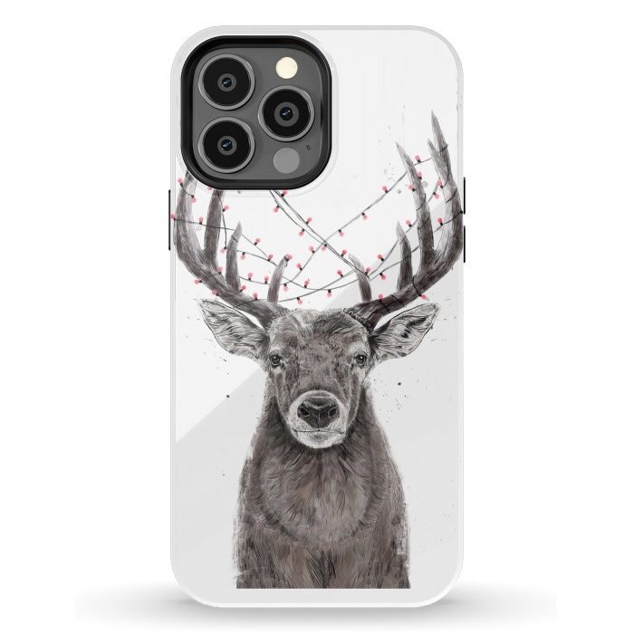 iPhone 13 Pro Max StrongFit Xmas deer II by Balazs Solti