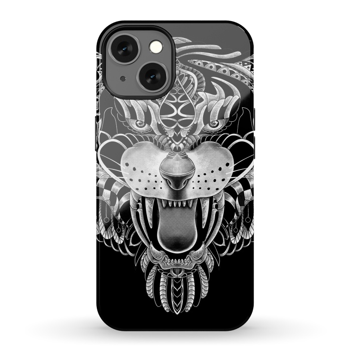 iPhone 13 StrongFit Tiger Ornate by Afif Quilimo