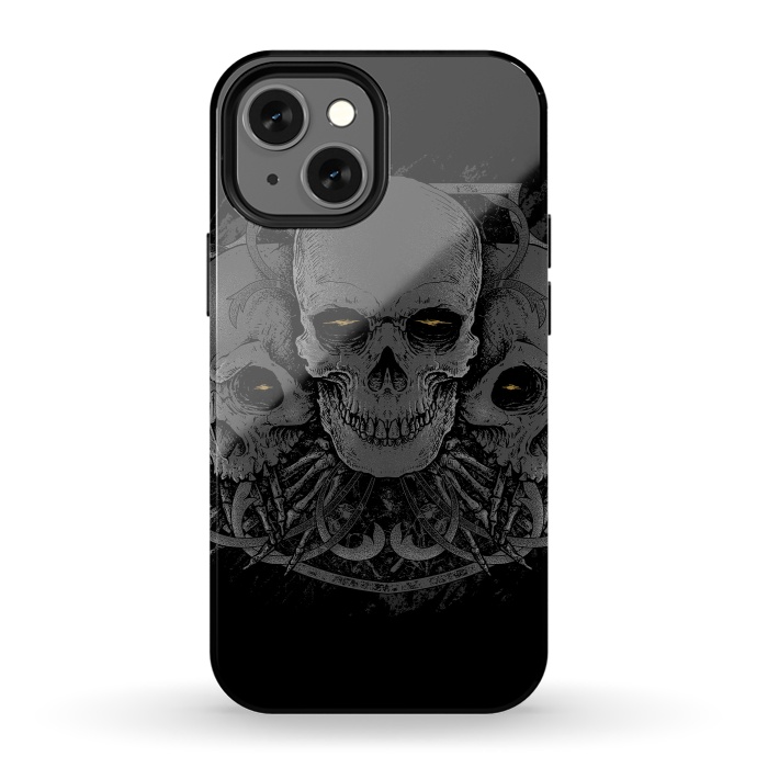 iPhone 13 mini StrongFit 3 Skull by Afif Quilimo